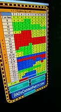 Blackjack display cheat sheet
